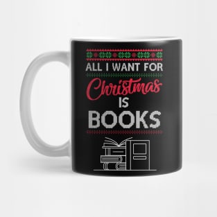 Christmas Book Lover Mug